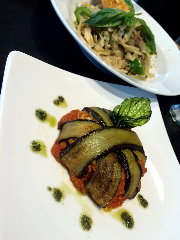 Eggplant Melanzane and the Tartufo Mushroompasta