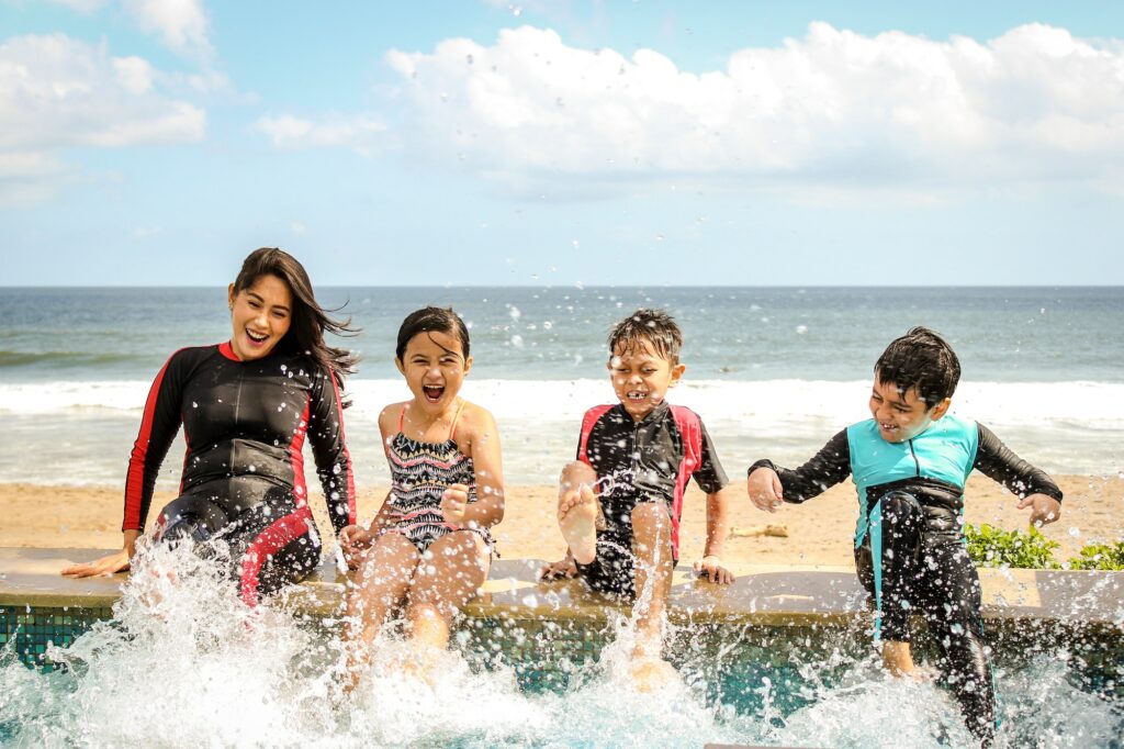 To teach kids, remember this: Some just want to be able to play in the water, not necessarily join a swim team