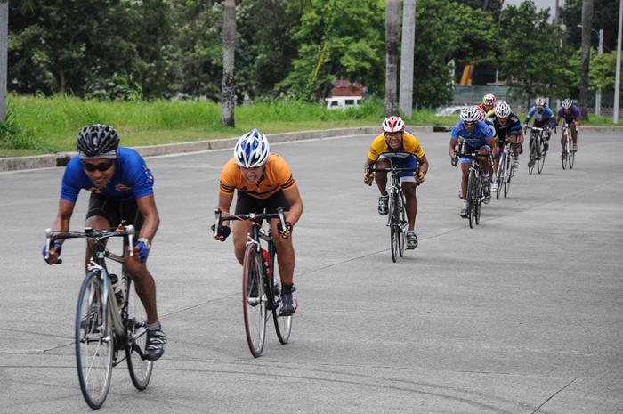 A race peloton at Neopolitan Business Park