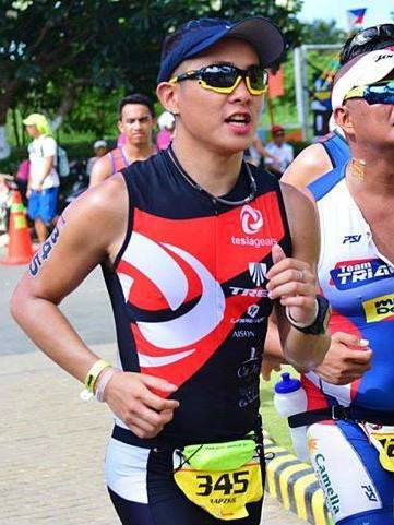 Ironman 70.3 finisher Rapzkie Geson