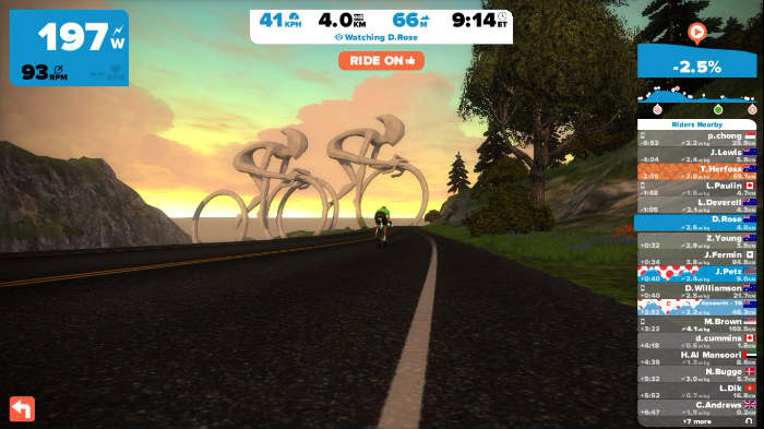 Zwift was introduced to make indoor cycling look and feel like an outdoor ride, thereby making it more enjoyable and appealing
