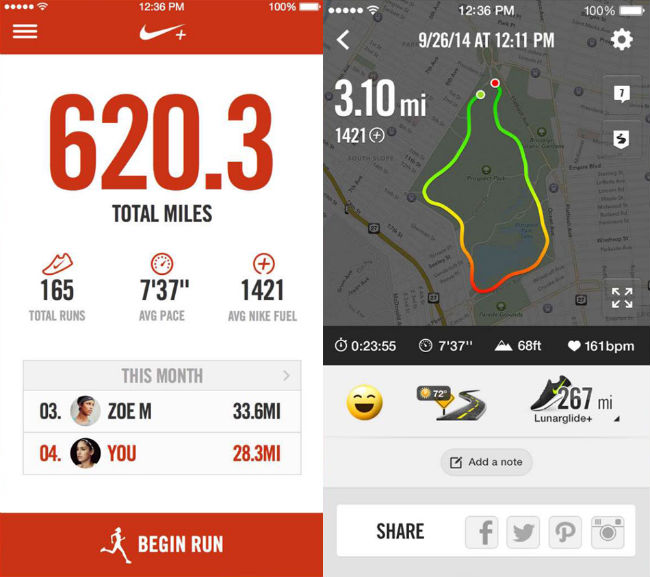 Our favorite apps to build better habits: Nike Running
