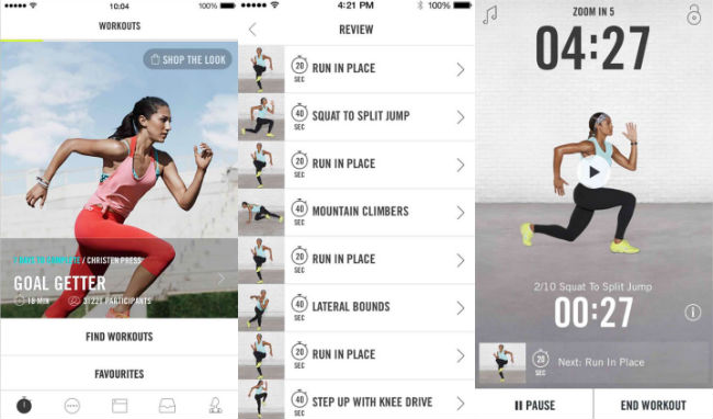 Our favorite apps to build better habits: Nike Training Club