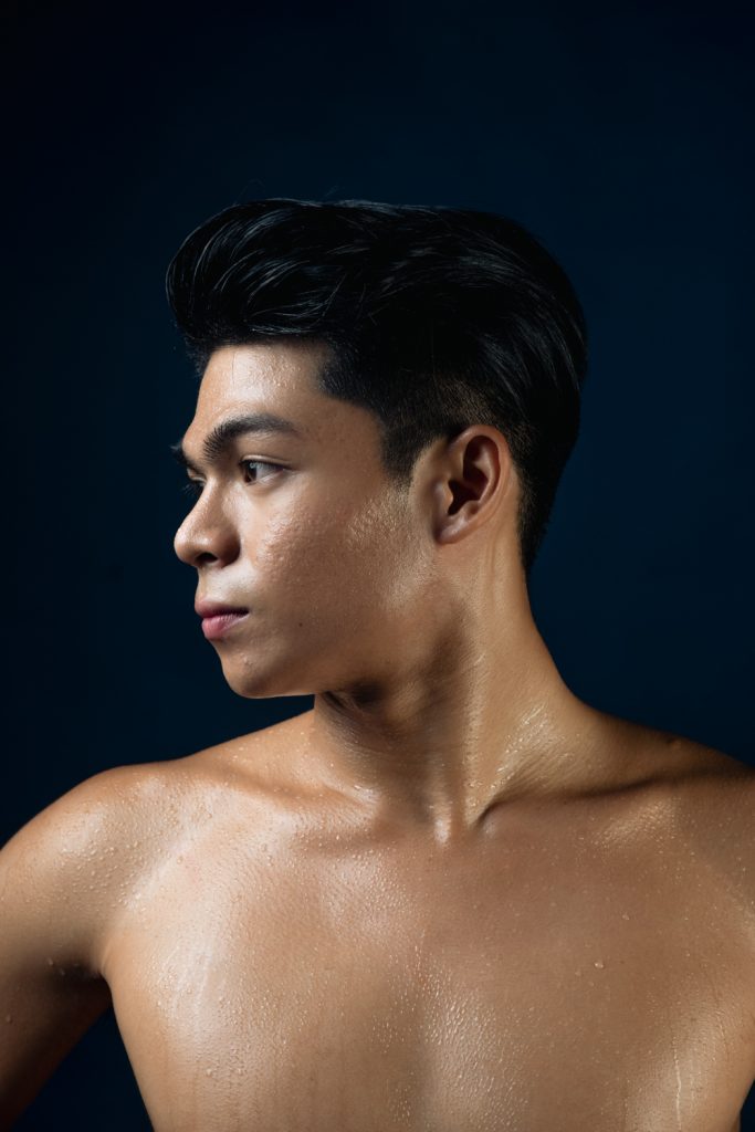 A young tanker in a world of seasoned swimmers, Jgeth Mercado relies on his passion for swimming to achieve his goals