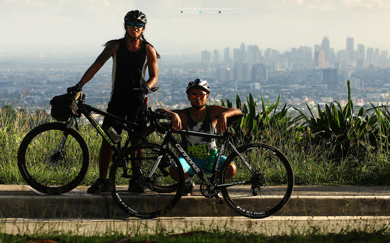 View from the top of The Wall in Timberland Heights, one of the toughest road climbs near Manila