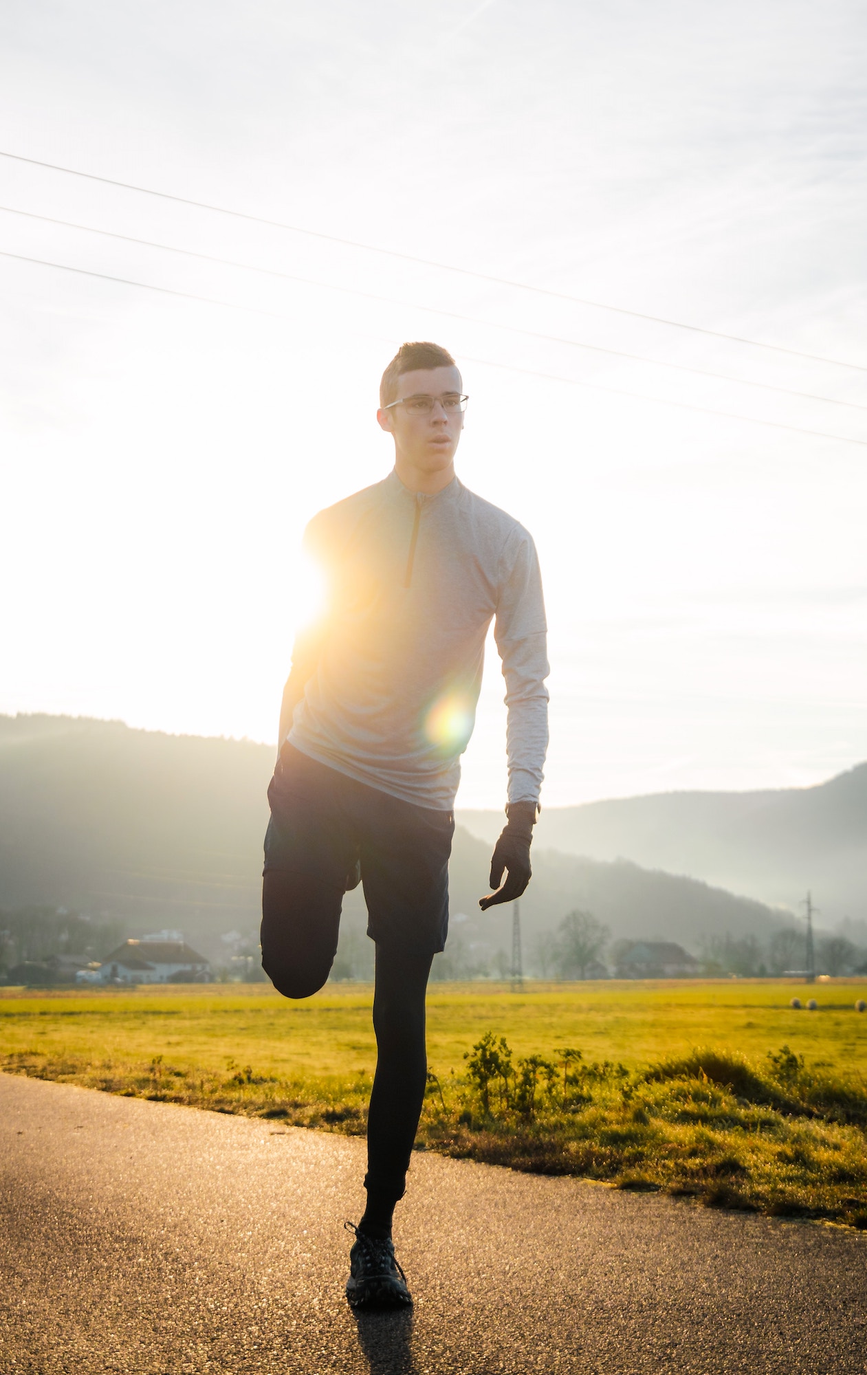 Not the author but a representation of how he wanted to look while preparing for his first 5K since 2010