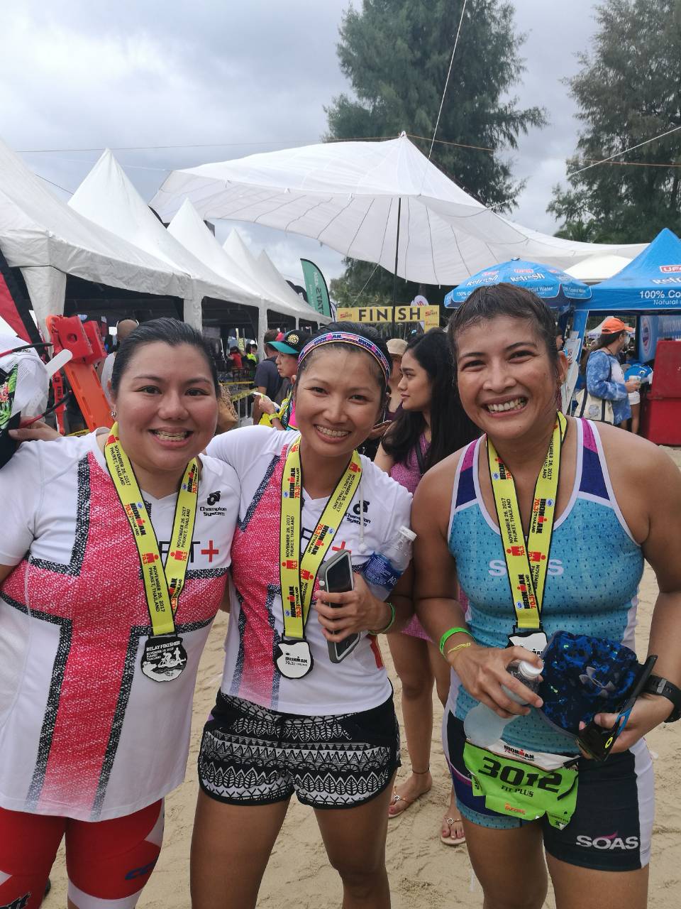 The ladies and their medals