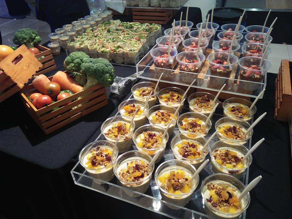 Yesterday's Rustan's ActiveWear launch was also filled with deliciously healthy food