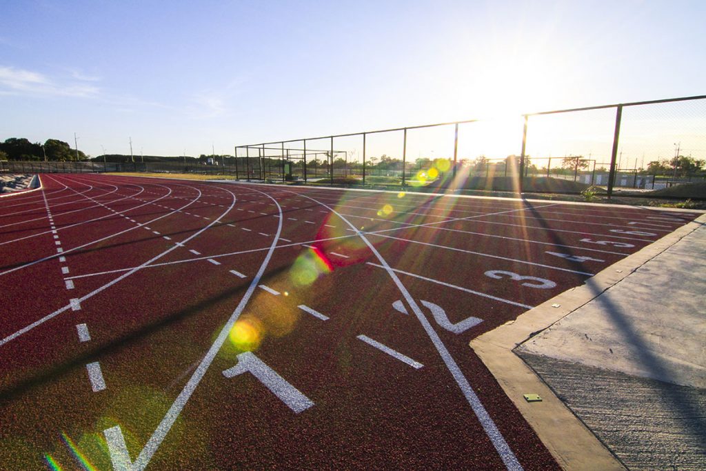 Vermosa Sports Hub's track oval was built in accordance with the International Association of Athletics Federations standards