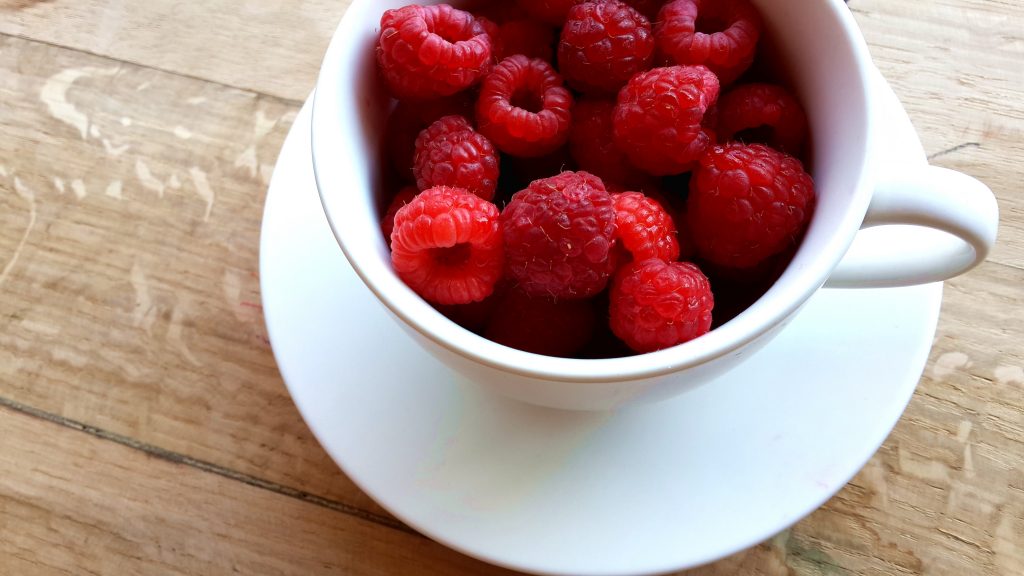 The vitamin C in berries helps in the absorption of iron