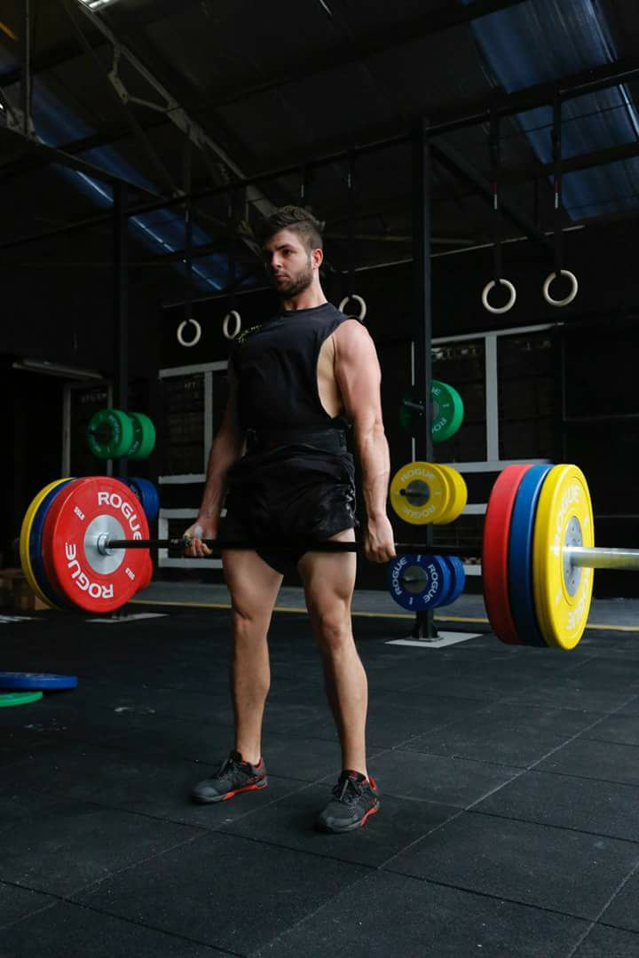 Deadlift movement starts when you pull the barbell from the floor up to your mid thighs