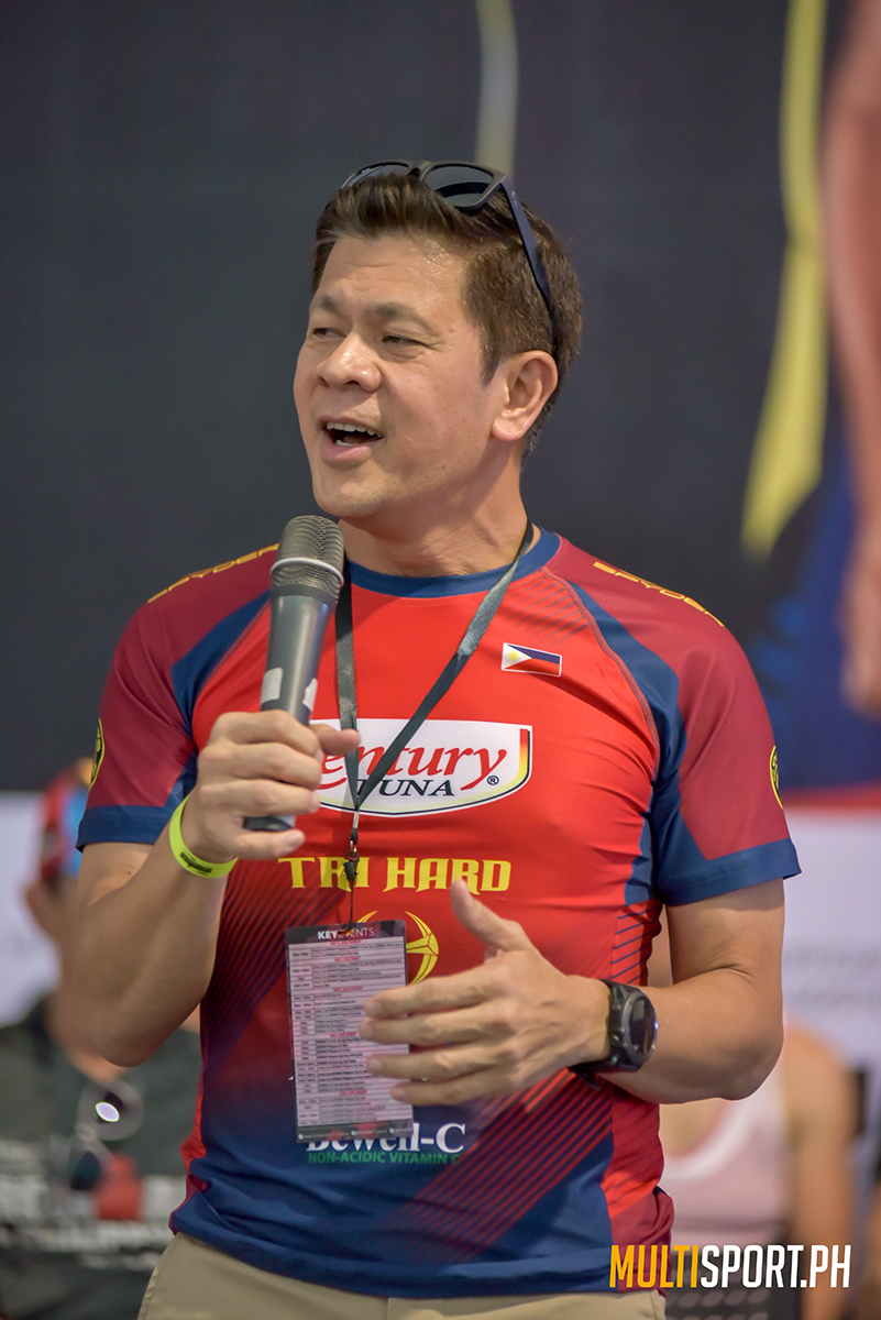 Greg Banzon Century Pacific Food, Inc. vice president and general manager at the 2018 Ironman Philippines conference