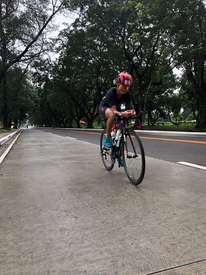 Kaye Lopez's advice to Ironman 70.3 newbies: Nothing new on race day, safety first, trust your training, cheaters never win, enjoy the journey, and savor the moment