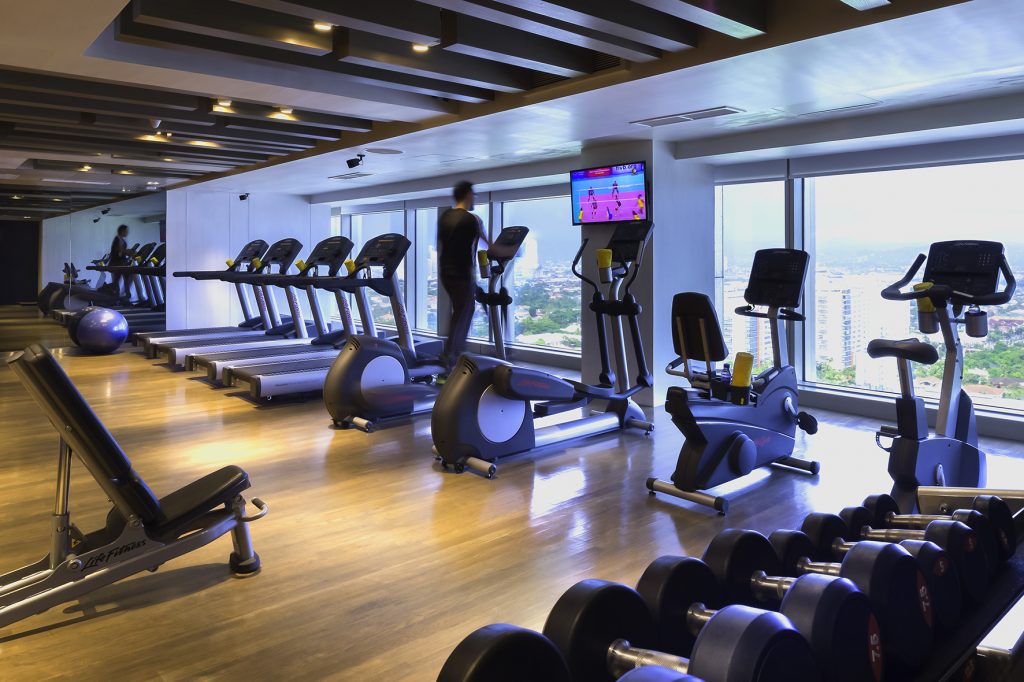 Marco Polo Manila's in-house fitness center Flow