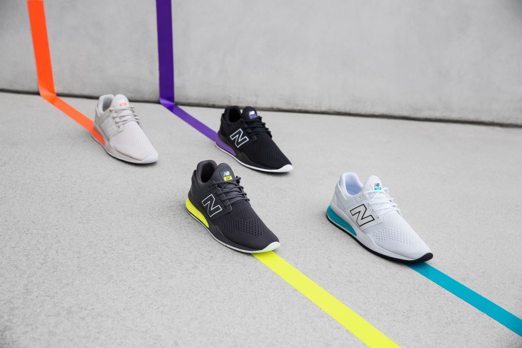 The New Balance 247v2 is priced at P5,795 and is offered in an array of materials for men, women, and children