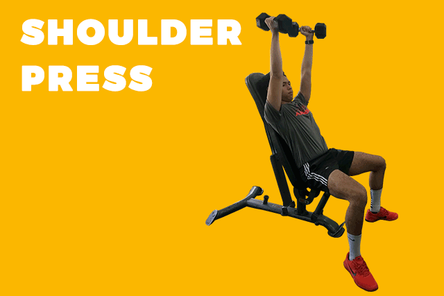No other age group can experience more health benefits from exercise than those over 50 years old. The first step to getting fitter? This shoulder press routine