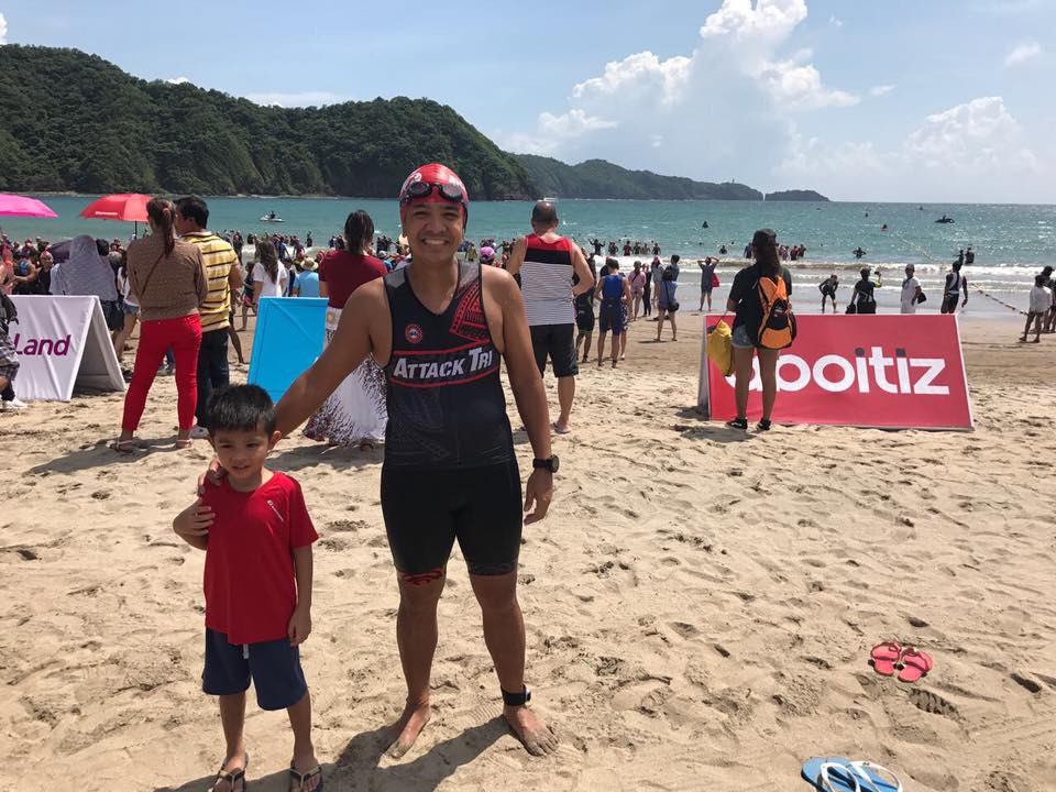 Cancer patient JM Reyes was inspired to compete in an Ironman after watching an inspirational video on YouTube