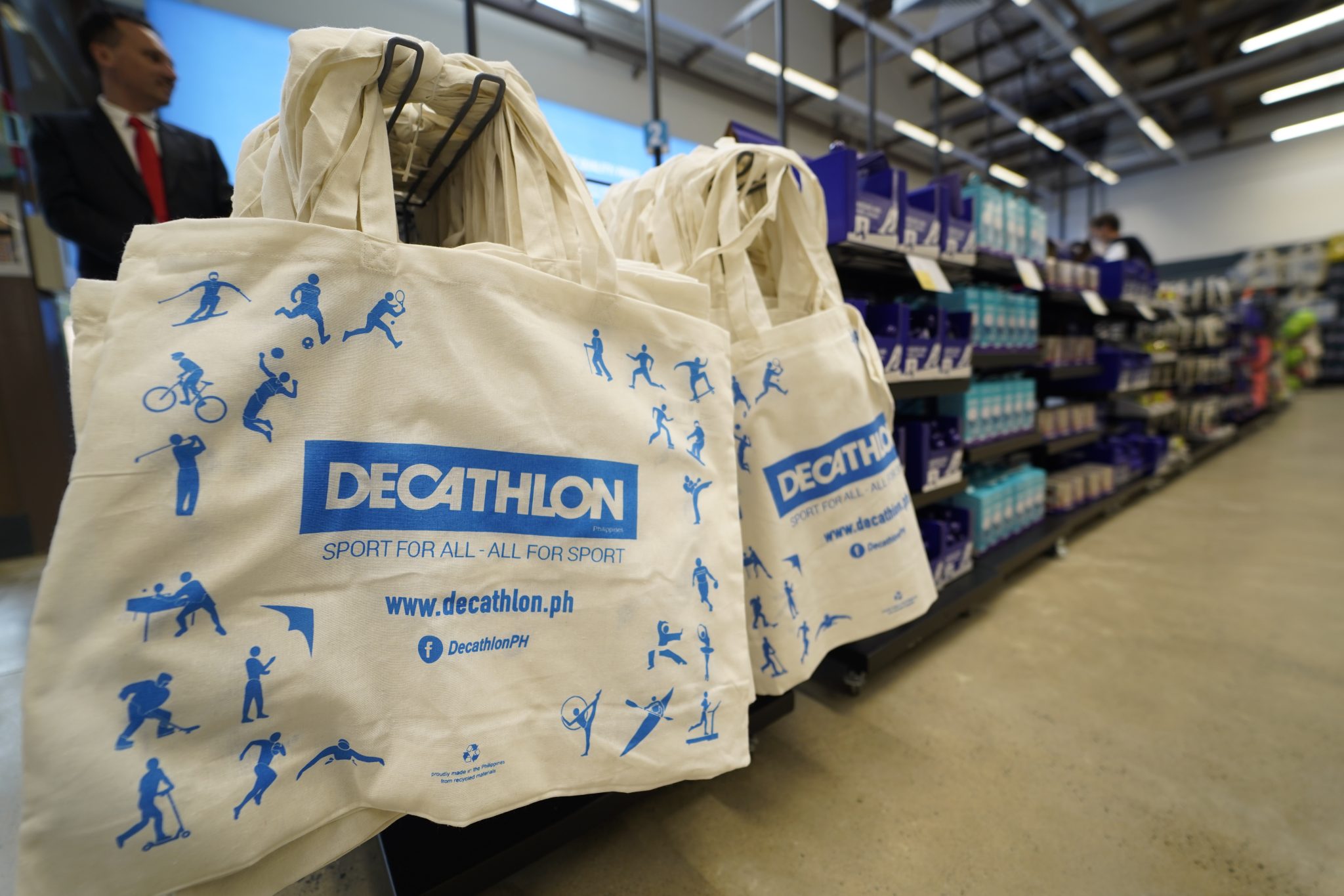 Decathlon's eco-friendly tote bags