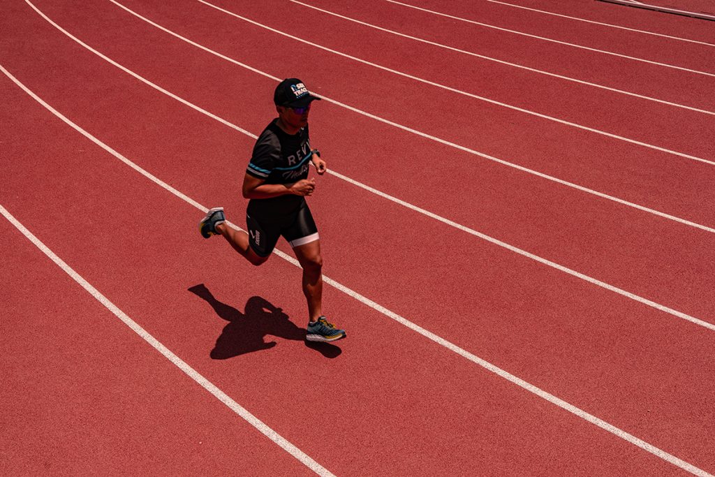 The track is an ideal surface for dynamic drills