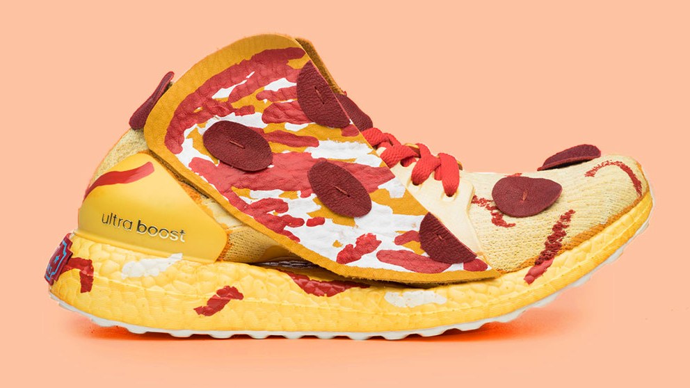 The Adidas Pizza Ultraboost footwear will speak to any pizza fan on another level