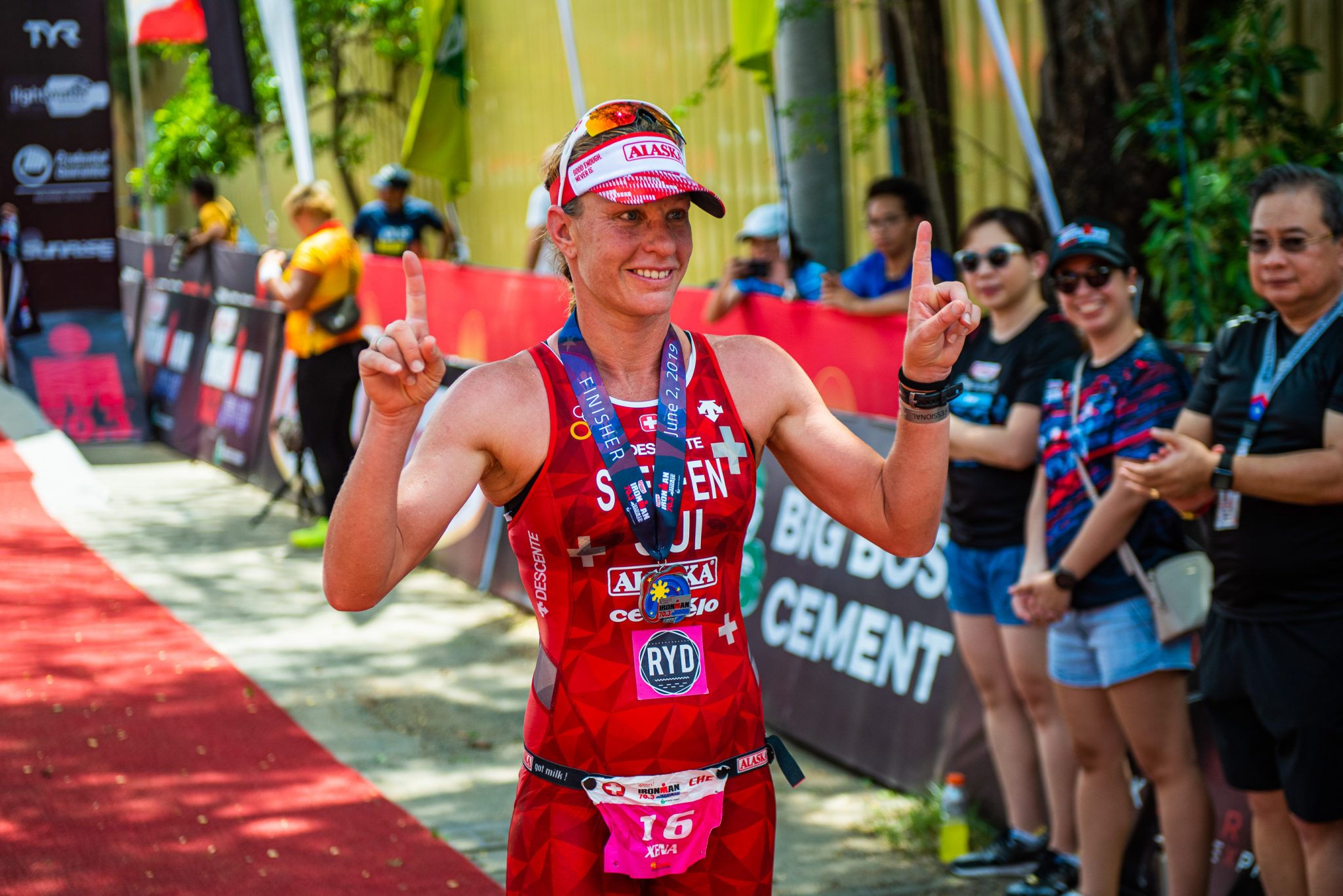 Century Tuna Ironman 70.3 women's pro champion Caroline Steffen