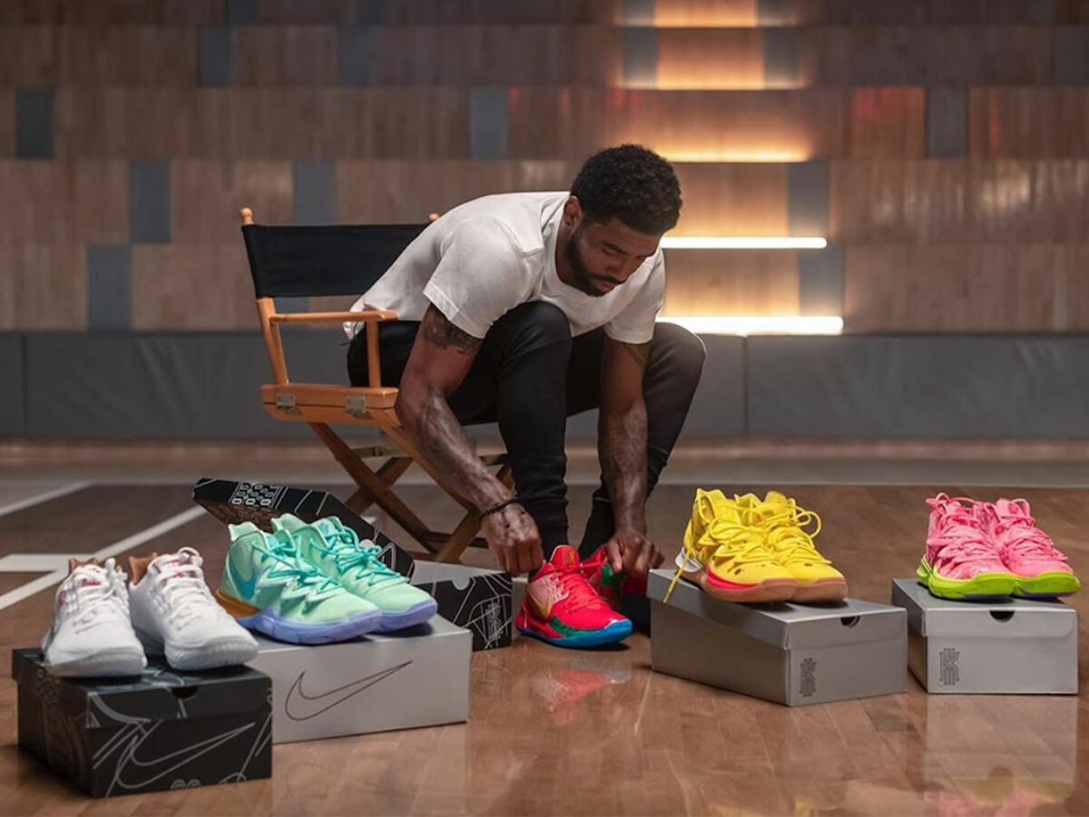 Kyrie Irving debuts SpongeBob x Nike sneaker collection 