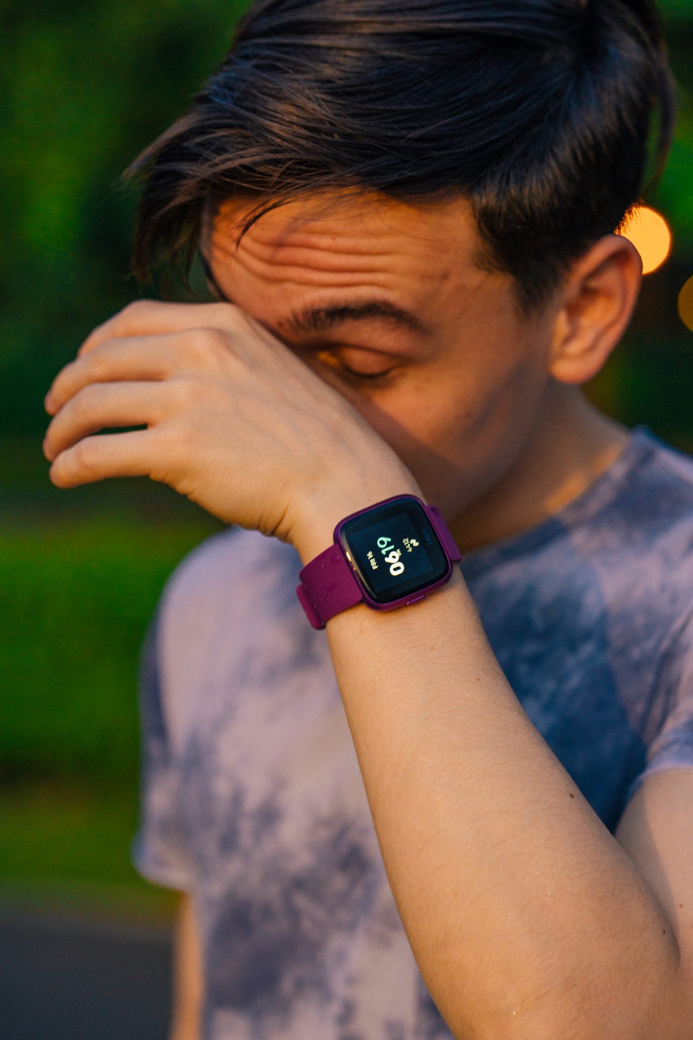 The Fitbit Versa Lite, when worn to sleep, gives us access to “sleep insights”