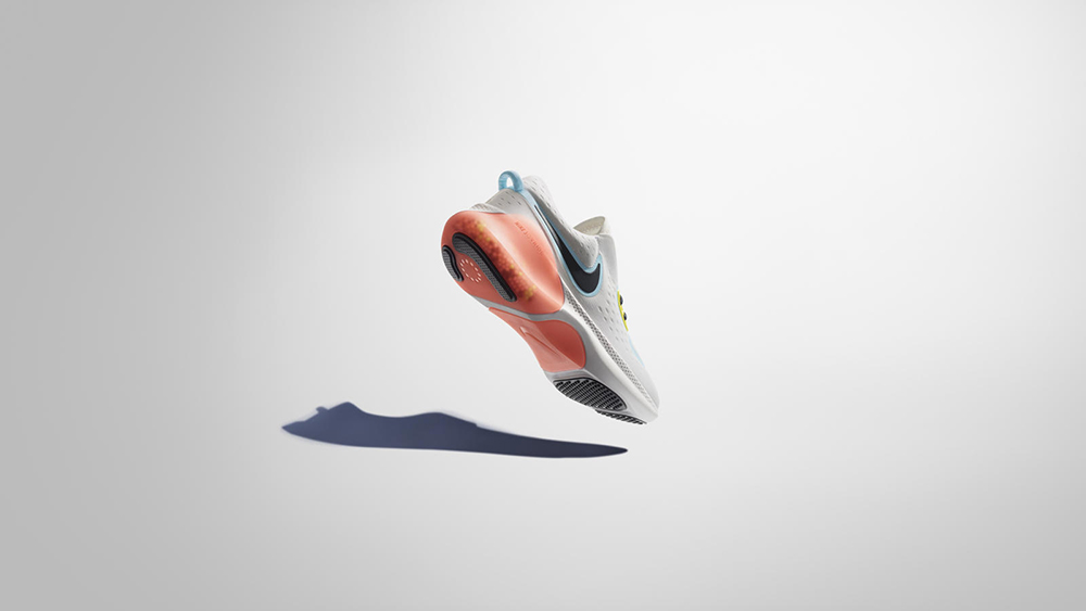 The inspiration for the Nike Joyride Dual Run was to focus the Joyride technology on areas where the runner needs it most, primarily the mid-foot and heel of the shoe