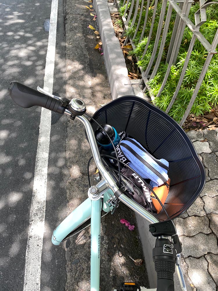 A basket was essential to my selection: something to store purchases and groceries. This bike model can stow one in the back