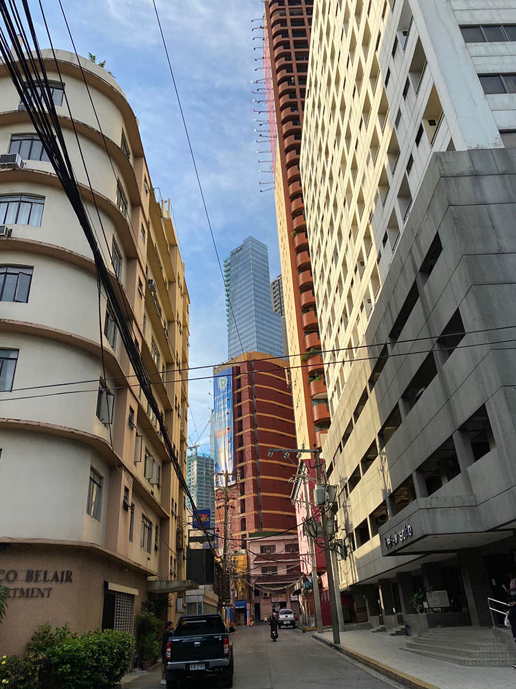 Bikes allow you to be up close and personal with Makati under MECQ