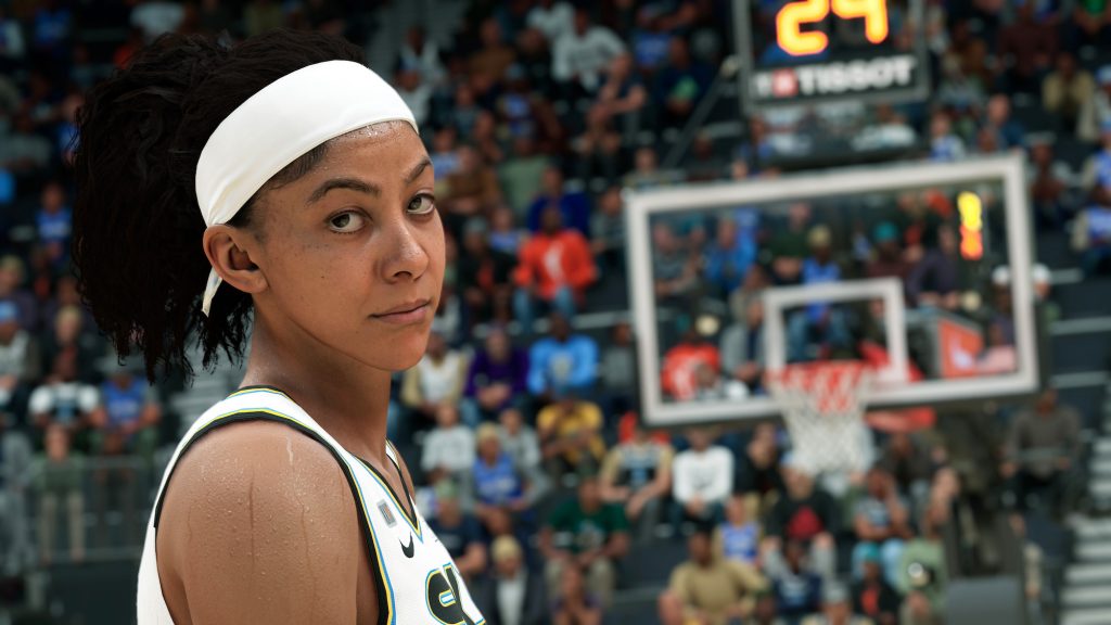 NBA 2K22 also features a leveled-up WNBA career mode and the chance to play as Candace Parker