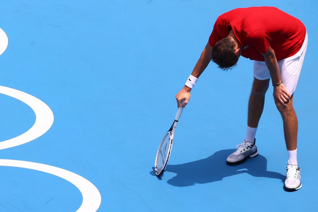 During his third round match, world No. 2 Daniil Medvedev said that he "can die" in Tokyo's stifling heat