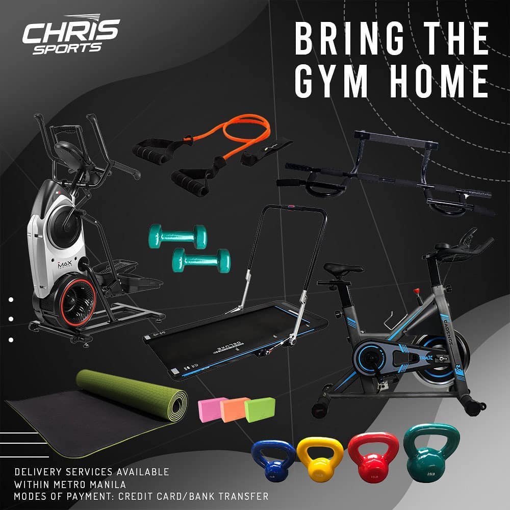 At Chris Sports, you don't just have the option to bring home a stationary bike—you can bring home the entire gym