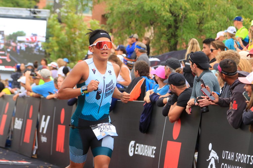 Josh Ramos' advice to kids who aspire to be triathletes? "Never tire of pursuing excellence"