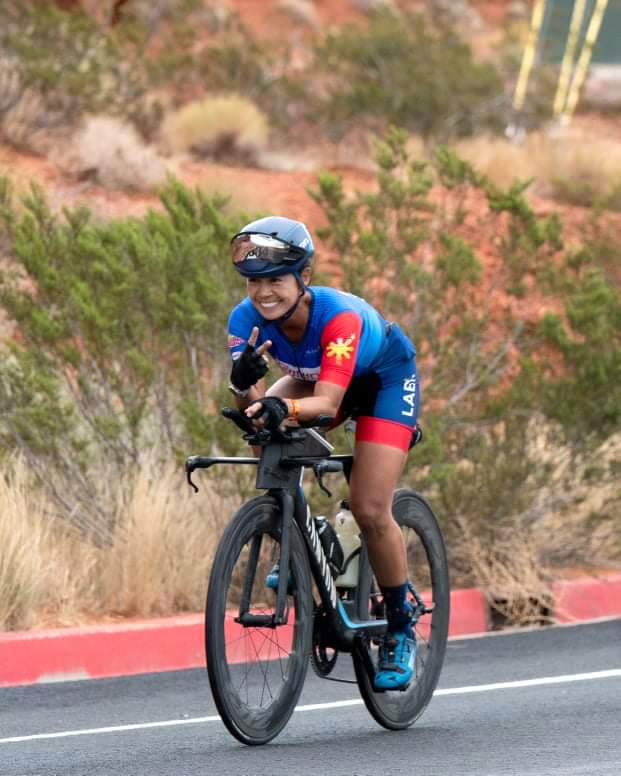 The bike is where Vanj Endaya feels secure but during the leg, she could not brush away the feeling of getting blown away by the wind