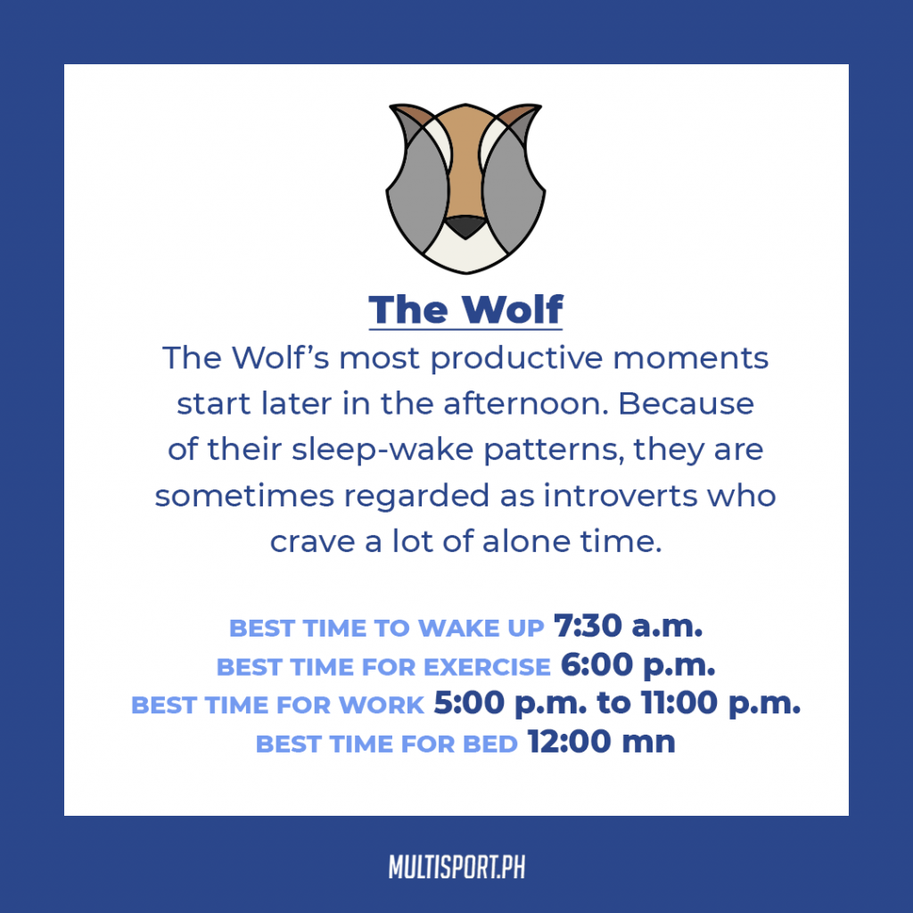 Are you a wolf when it comes to sleeping?