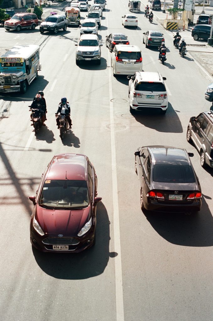 Cyclists need to develop a different kind of awareness from automobile drivers as they have access to traffic spaces between vehicles