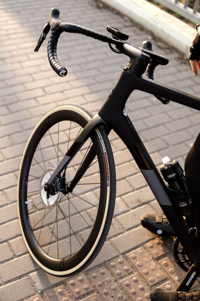 The bicycle frame is the common location for water bottle mounts