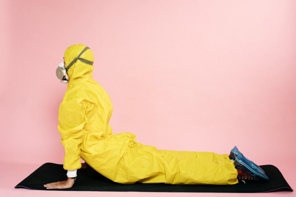 Start a 30-day yoga challenge. Who knows, you might like it and continue it post-pandemic
