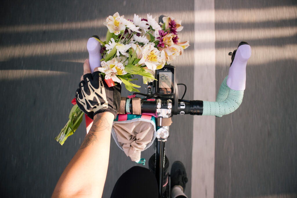 Don’t be fooled by her size, her cute bike or the flowers: Ara Custodio is one hell of a rider