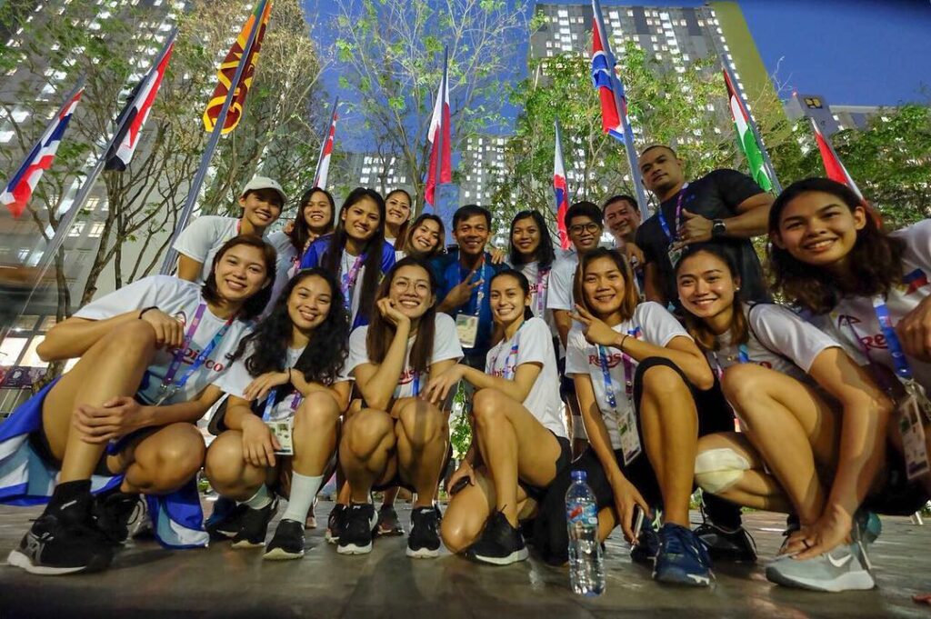 The Philippine women's volleyball team