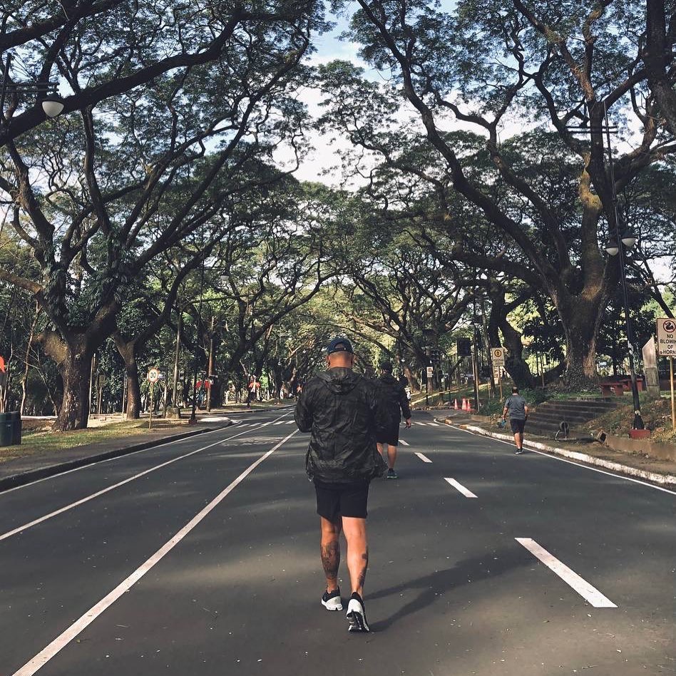 Running is a daily habit for Xander Angeles