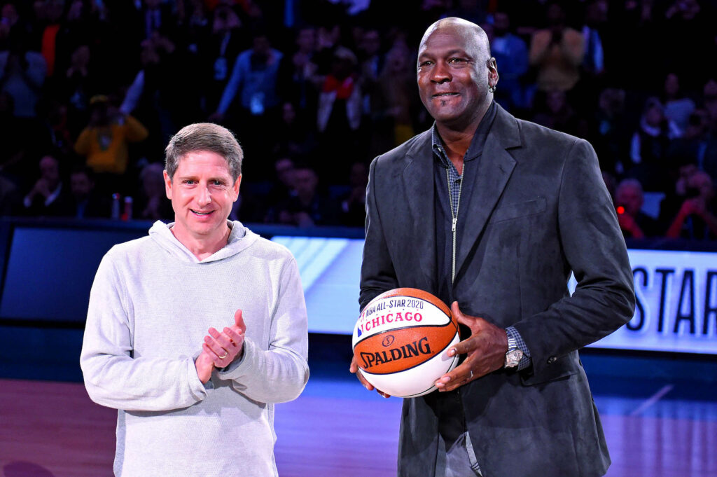 FILE PHOTO: Feb 17, 2019; Charlotte, NC, USA; Charlotte Hornets owner Michael Jordan during the 2019 NBA All-Star Game at Spectrum Cente