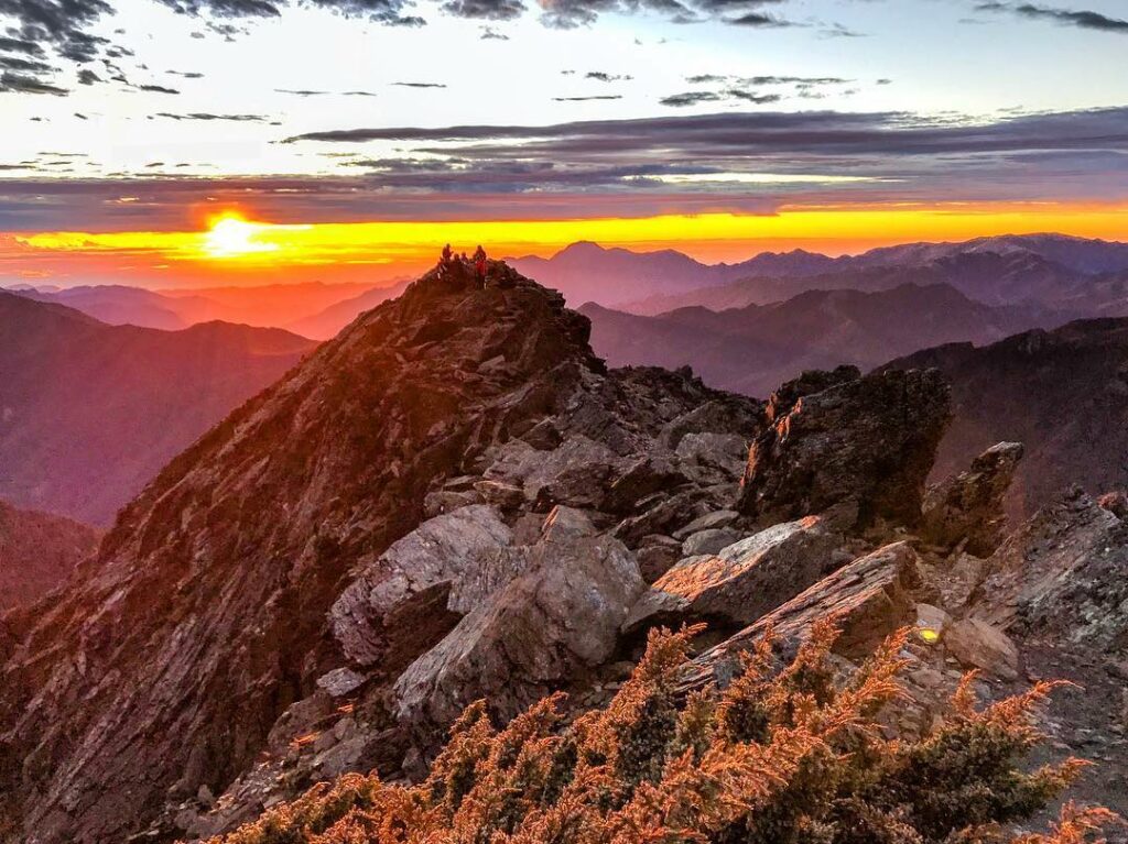 The Yushan Peaks Trail threads through Yushan National Park until Jade Mountain