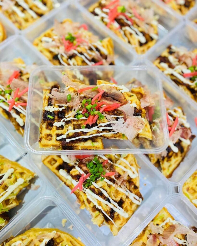 Dear Diet Delivery PH's okonomiyaki waffles