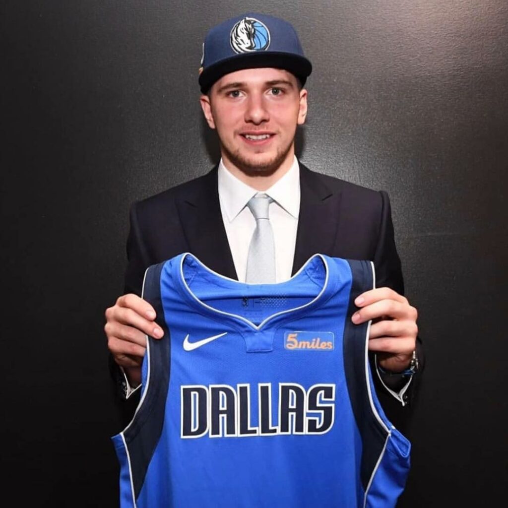 Luka Doncic was the third pick overall but joined the Dallas Mavericks in exchange for Atlanta's draft rights on Trae Young