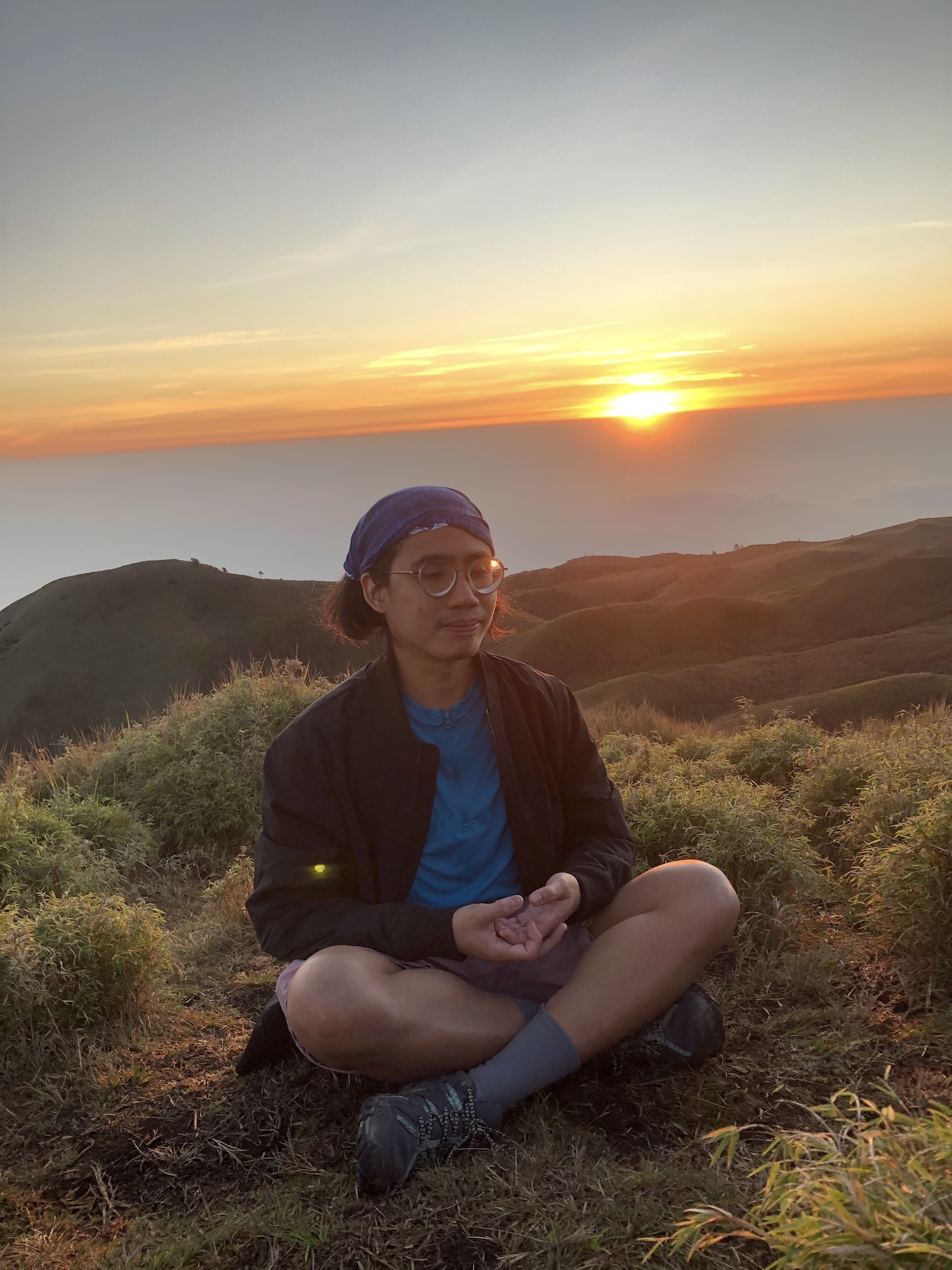 The author in Mount Pulag